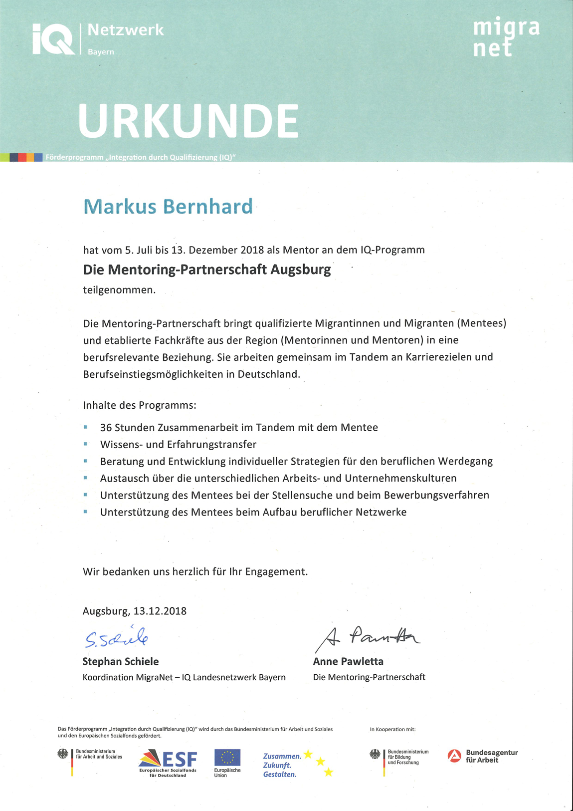 Urkunde