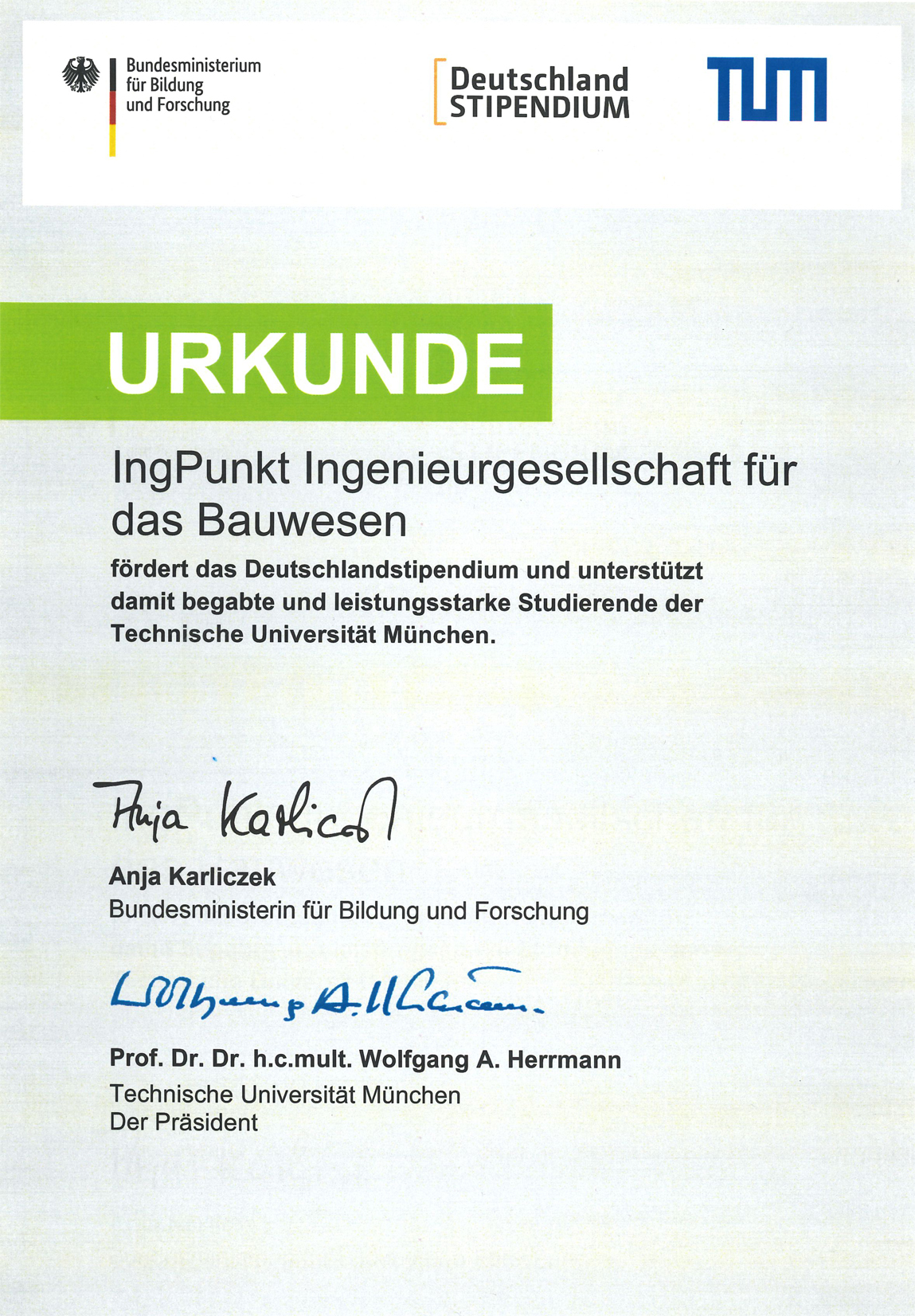 Urkunde