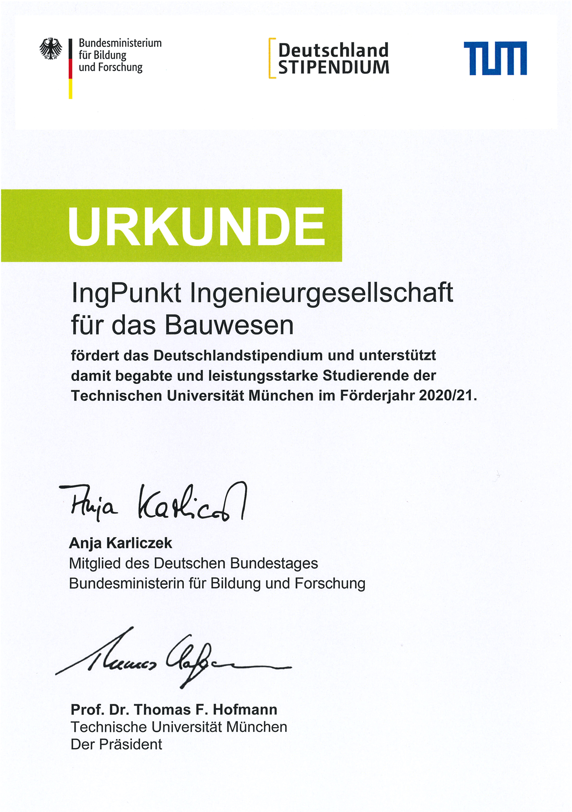 Urkunde